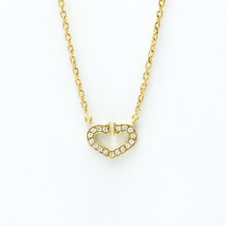 Cartier C Heart Yellow Gold (18K) Diamond Men,Women Fashion Pendant Necklace (Gold)