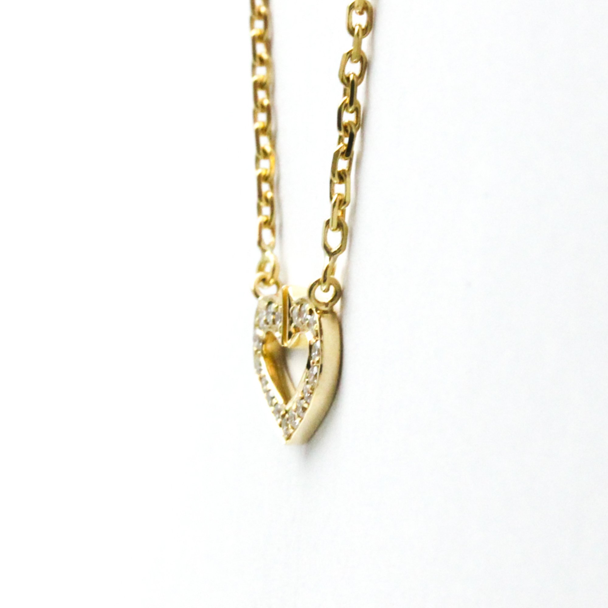 Cartier C Heart Yellow Gold (18K) Diamond Men,Women Fashion Pendant Necklace (Gold)