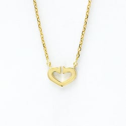 Cartier C Heart Yellow Gold (18K) Diamond Men,Women Fashion Pendant Necklace (Gold)