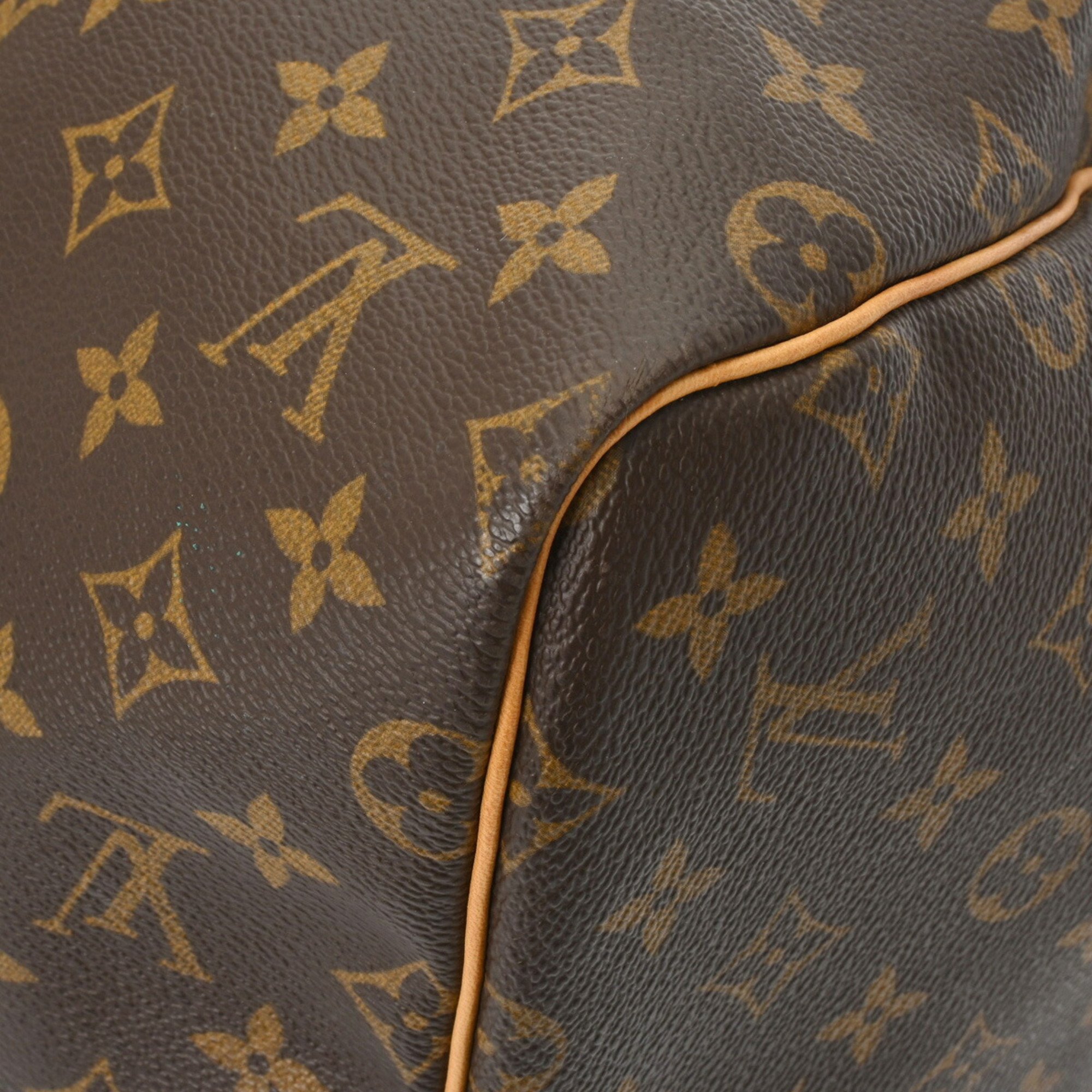 LOUIS VUITTON Louis Vuitton Monogram Keepall 55 Brown M41424 Unisex Canvas Boston Bag