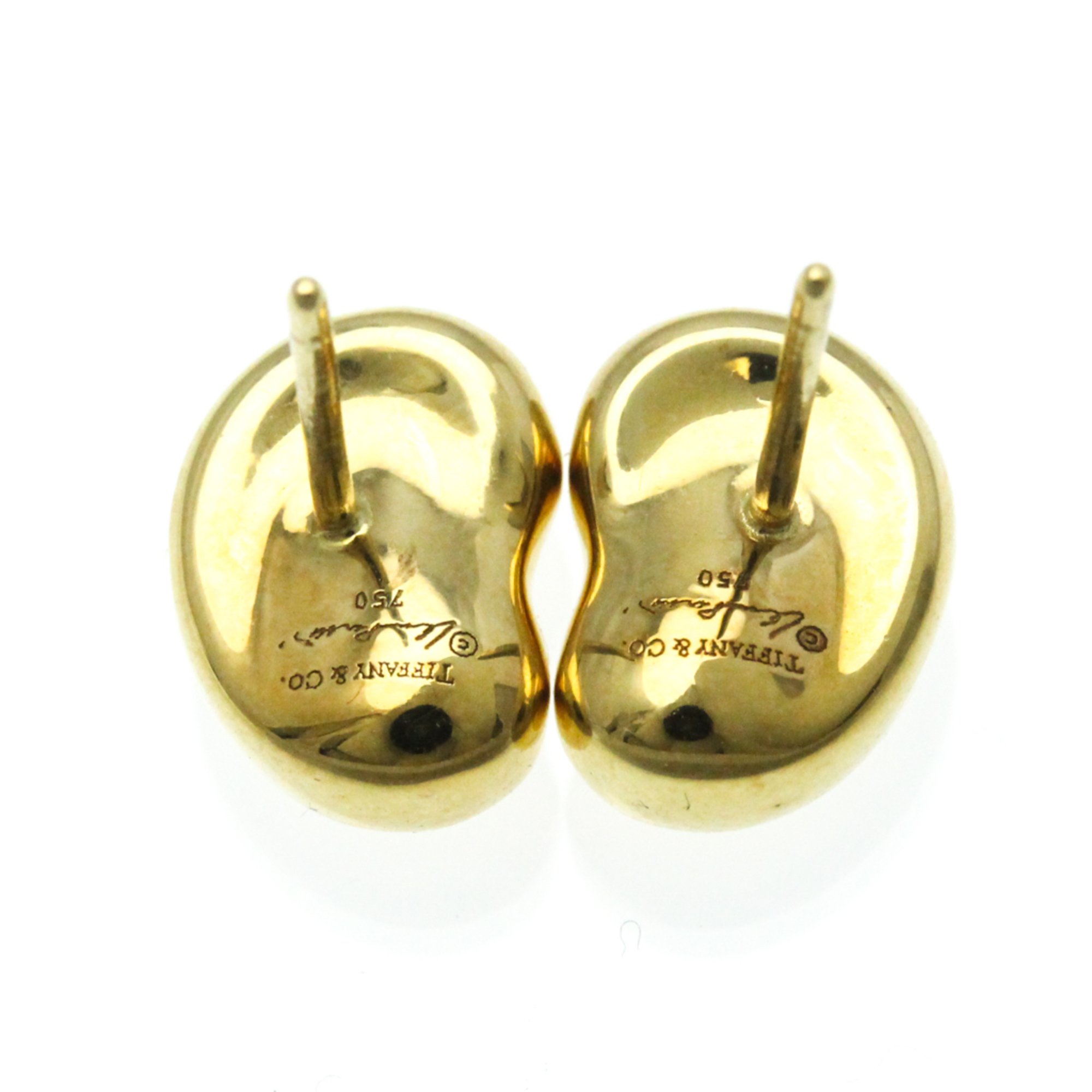 Tiffany Bean Yellow Gold (18K) Stud Earrings Gold