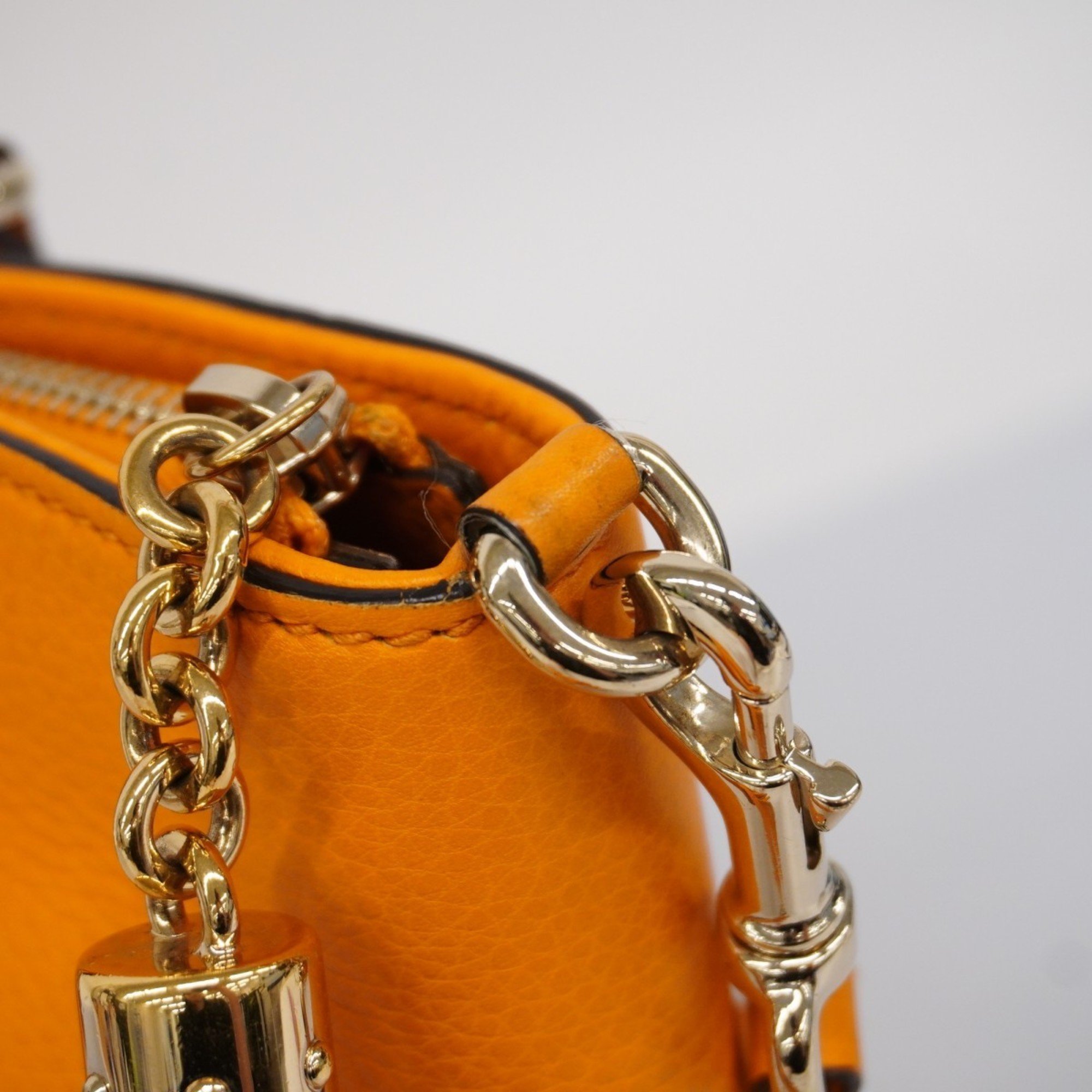 Gucci handbag Soho 369176 leather orange ladies