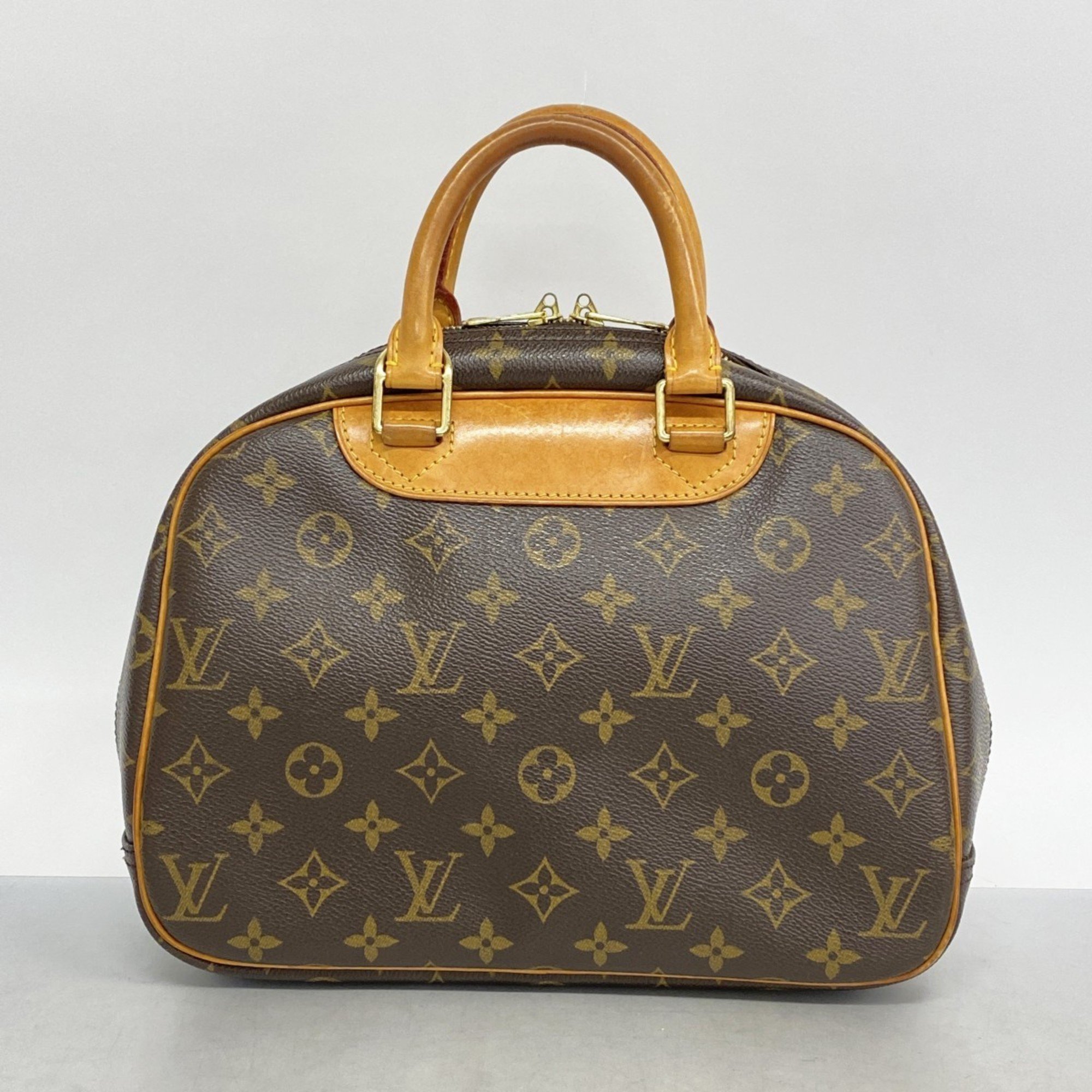 Louis Vuitton Handbag Monogram Trouville M42228 Brown Ladies