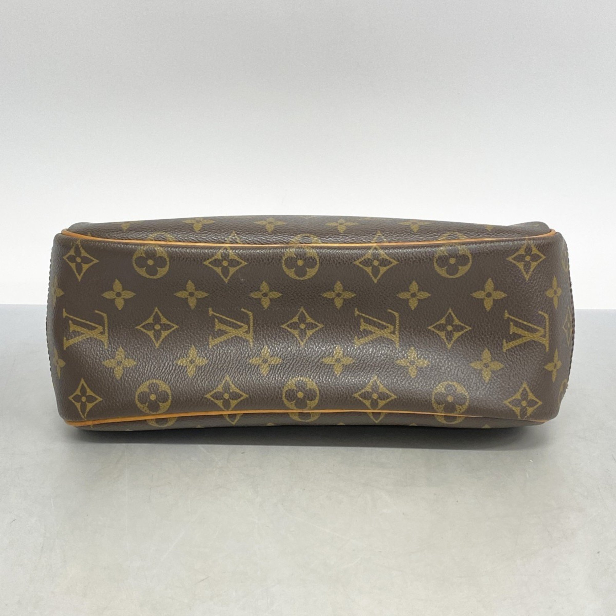 Louis Vuitton Handbag Monogram Trouville M42228 Brown Ladies