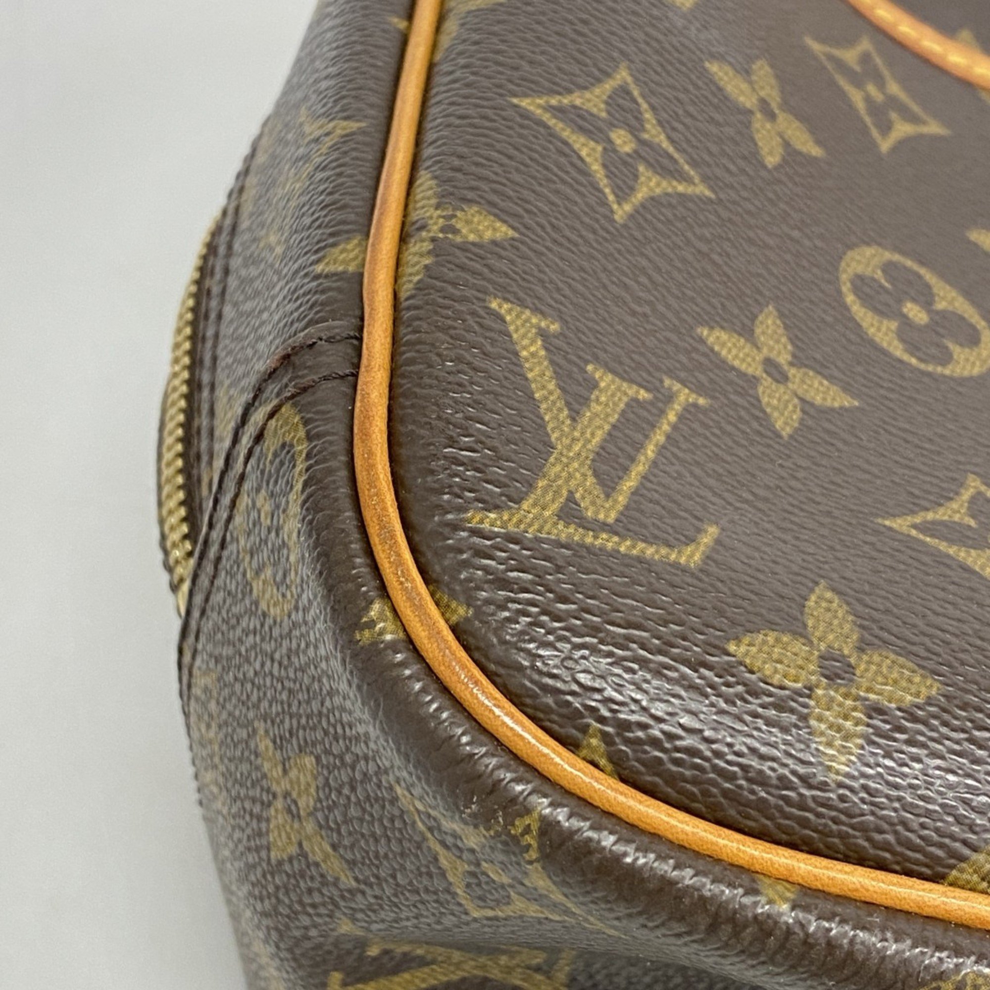 Louis Vuitton Handbag Monogram Trouville M42228 Brown Ladies