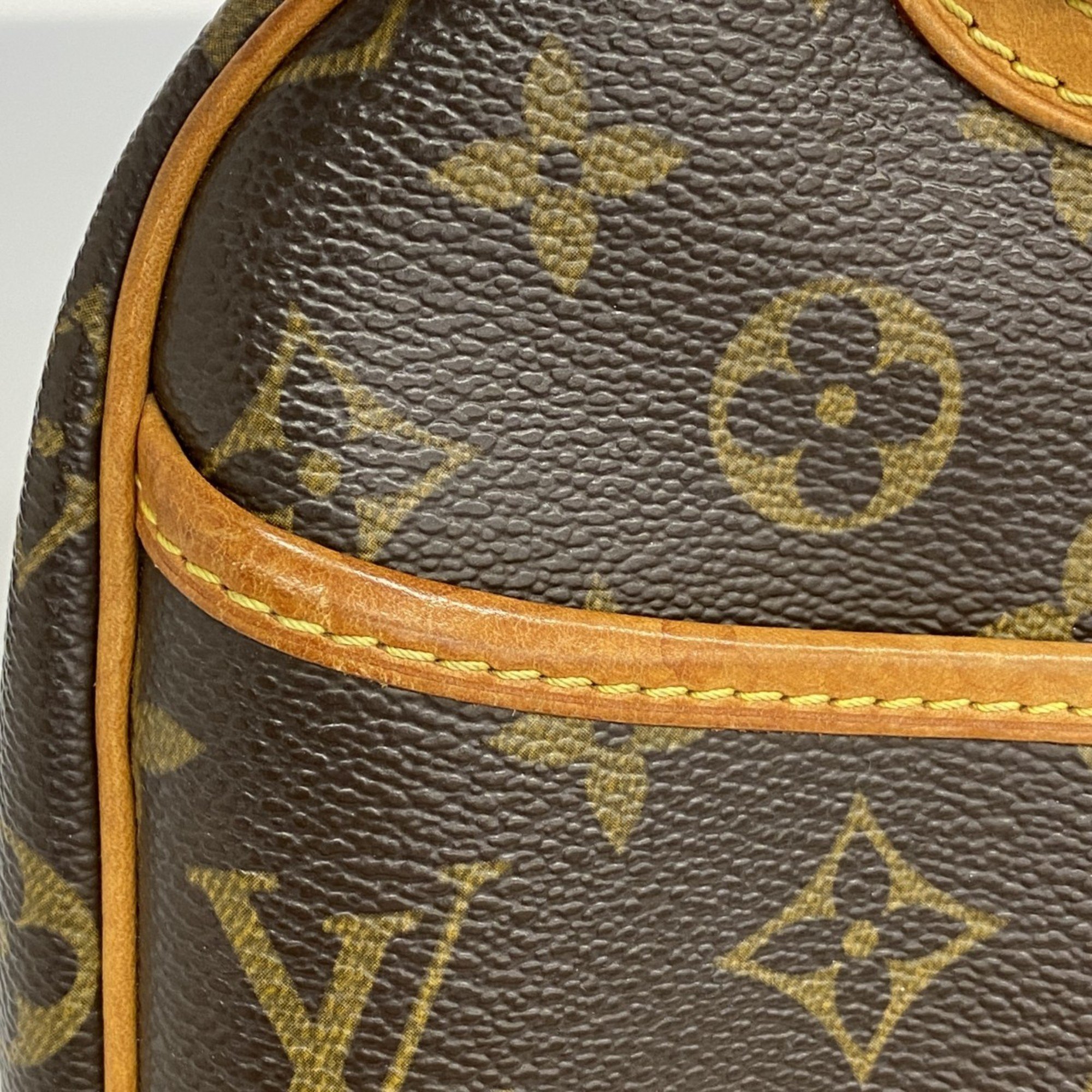 Louis Vuitton Handbag Monogram Trouville M42228 Brown Ladies