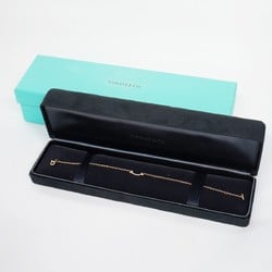 Tiffany Bracelet T Smile K18YG Yellow Gold Diamond Ladies