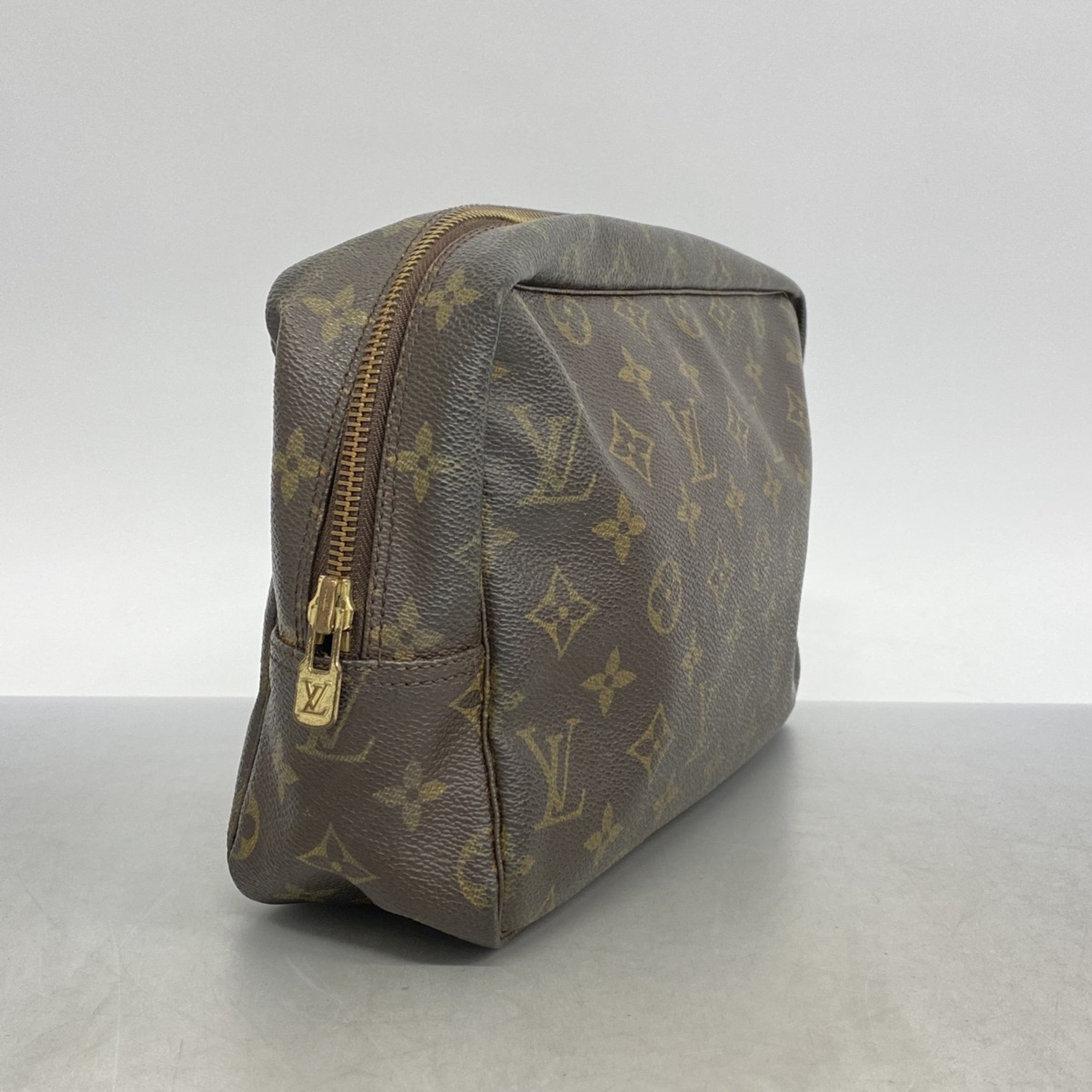 Louis Vuitton Pouch Monogram True Toilet 28 M47522 Brown Ladies