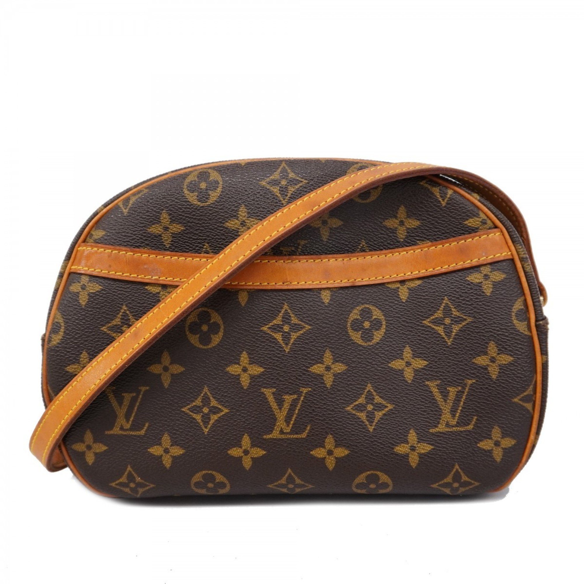 Louis Vuitton Shoulder Bag Monogram Blois M51221 Brown Ladies