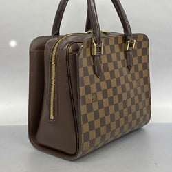 Louis Vuitton Handbag Damier Triana N51155 Ebene Ladies