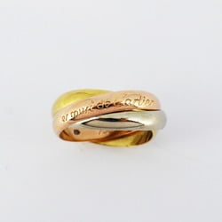 Cartier Ring Trinity K18YG Yellow Gold K18WG White K18PG Pink #51 Ladies