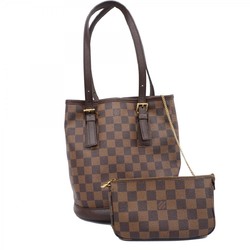 Louis Vuitton Tote Bag Damier Marais N42240 Ebene Ladies