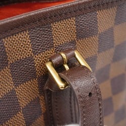 Louis Vuitton Tote Bag Damier Marais N42240 Ebene Ladies