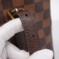 Louis Vuitton Tote Bag Damier Marais N42240 Ebene Ladies