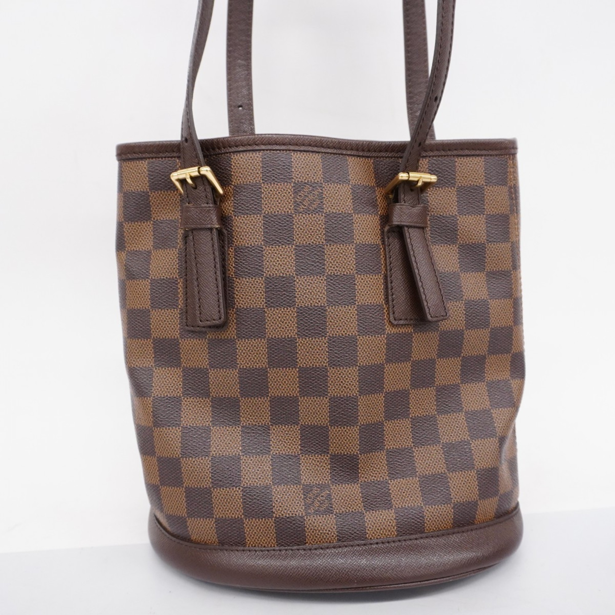 Louis Vuitton Tote Bag Damier Marais N42240 Ebene Ladies