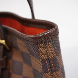 Louis Vuitton Tote Bag Damier Marais N42240 Ebene Ladies