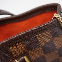 Louis Vuitton Tote Bag Damier Marais N42240 Ebene Ladies