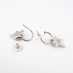 Chanel earrings Coco mark star metal silver ladies