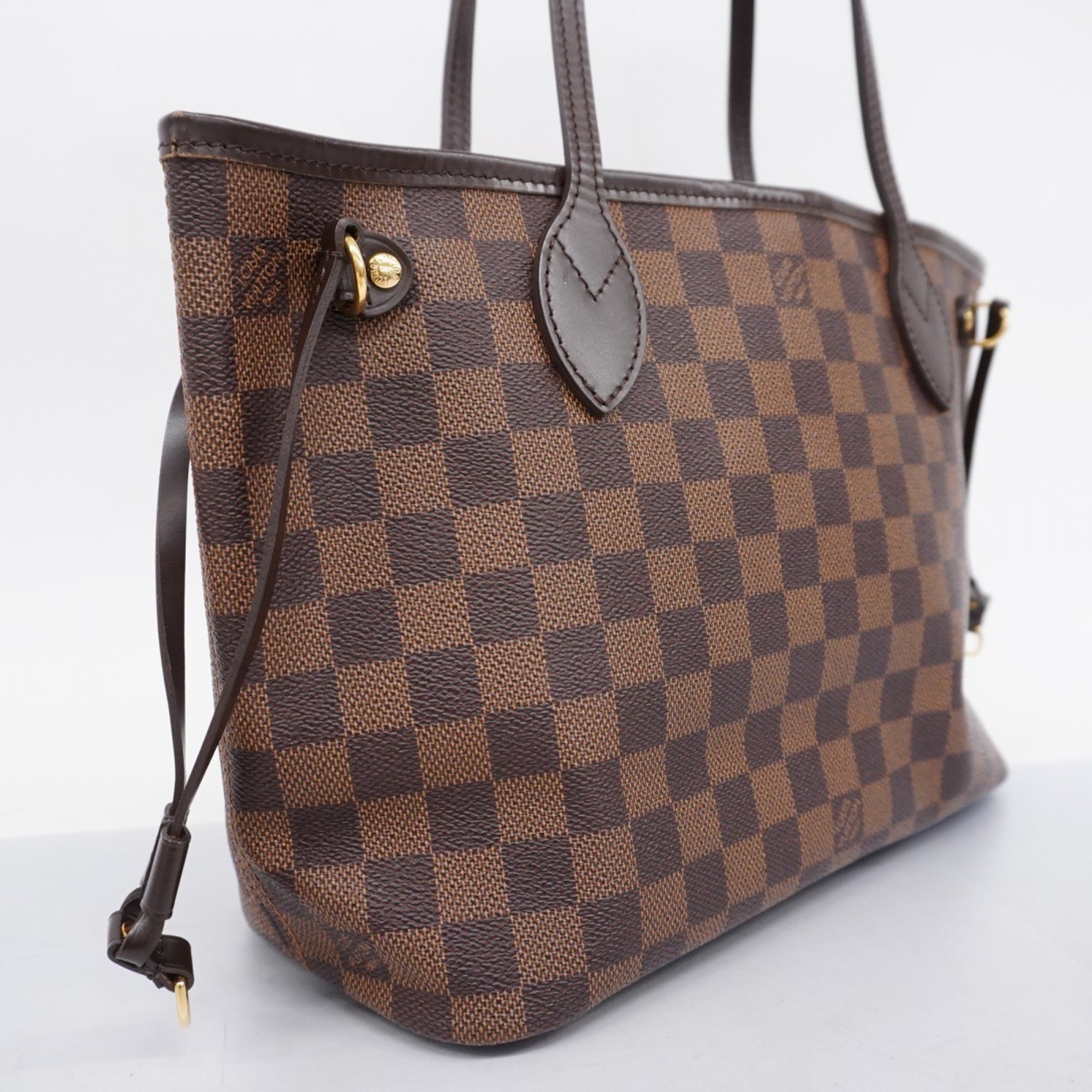 Louis Vuitton Tote Bag Damier Neverfull PM N51109 Ebene Women's