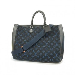 Louis Vuitton Tote Bag Monogram Jacquard Grand Sac M55203 Navy Noir Men's