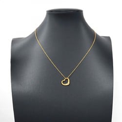 Tiffany Necklace Heart K18YG Yellow Gold Ladies