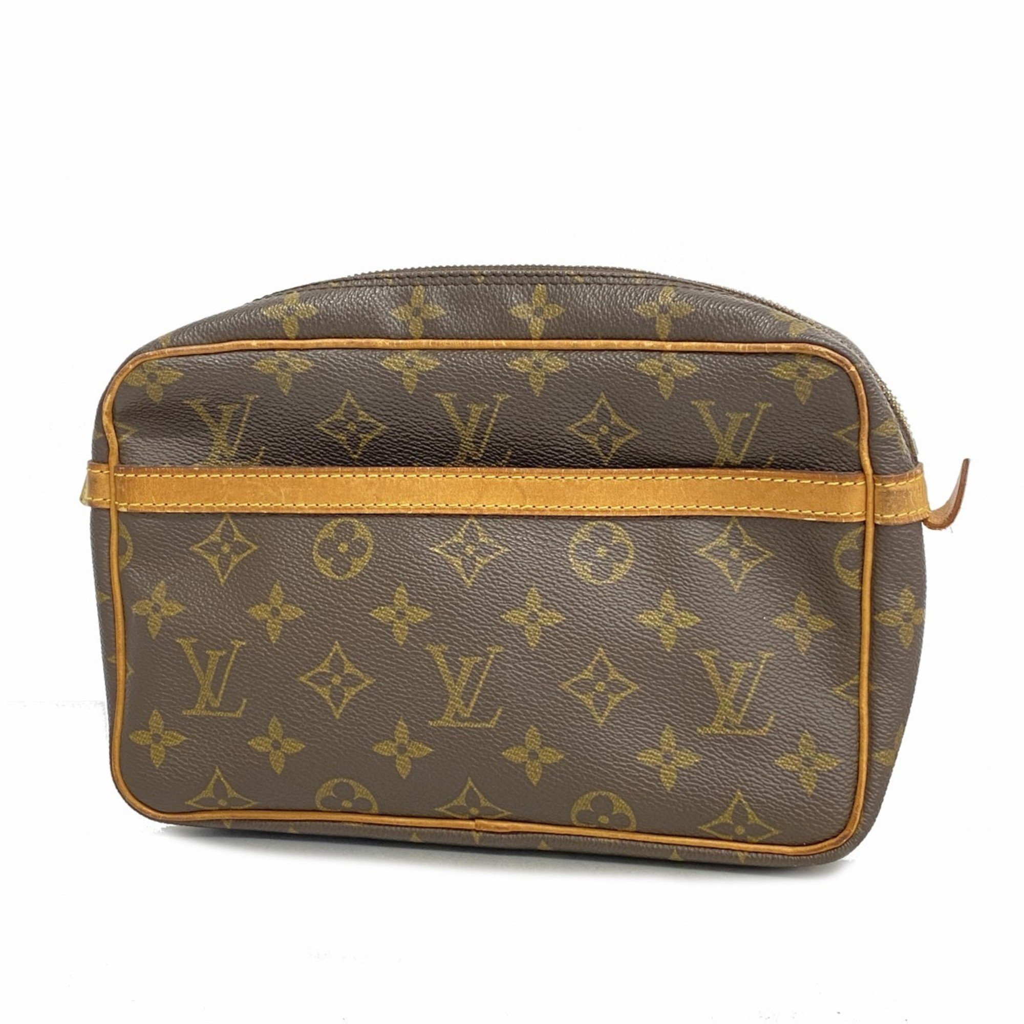 Louis Vuitton Clutch Bag Monogram Compiegne 23 M51847 Brown Men's Women's