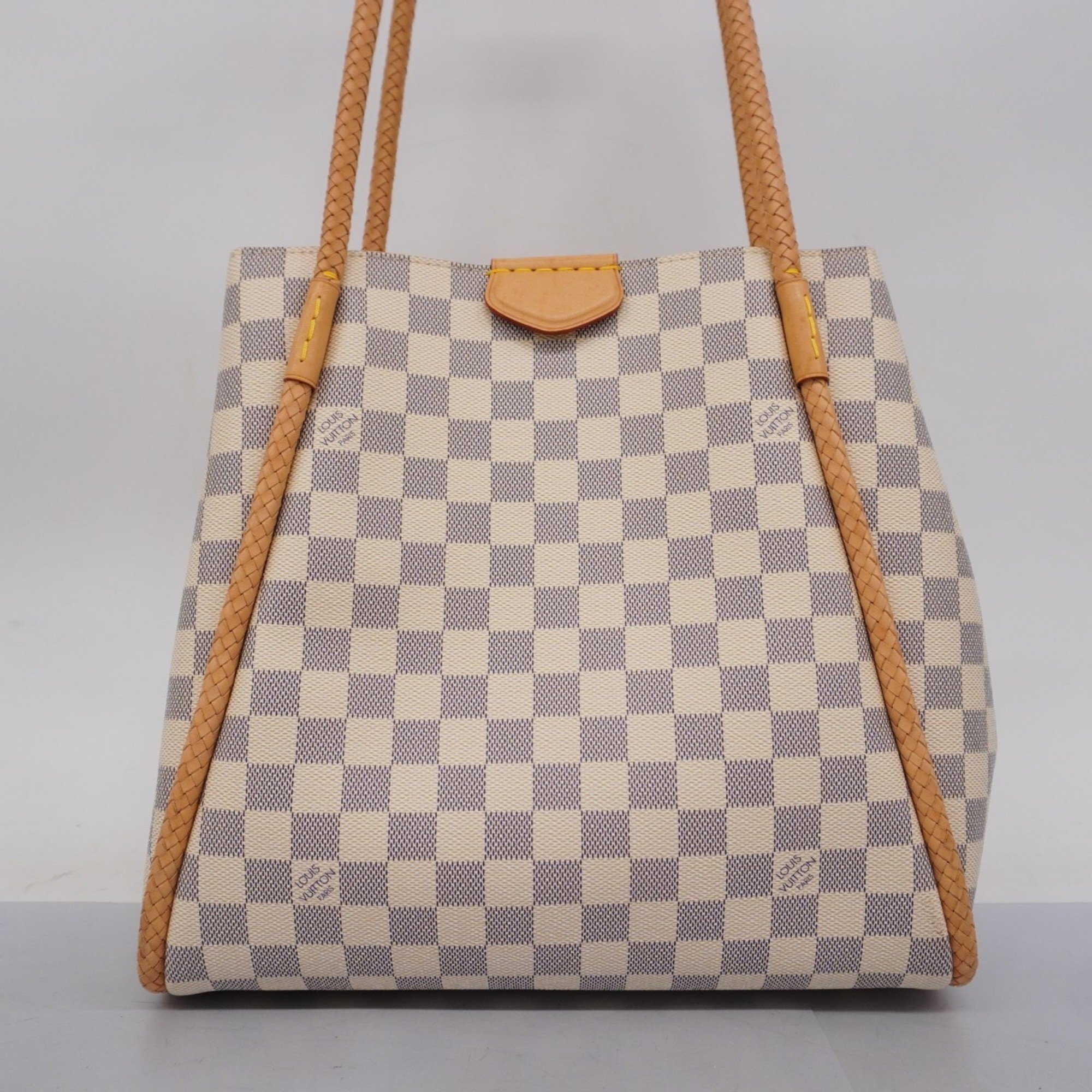 Louis Vuitton Tote Bag Damier Azur Propriano N44027 White Women's