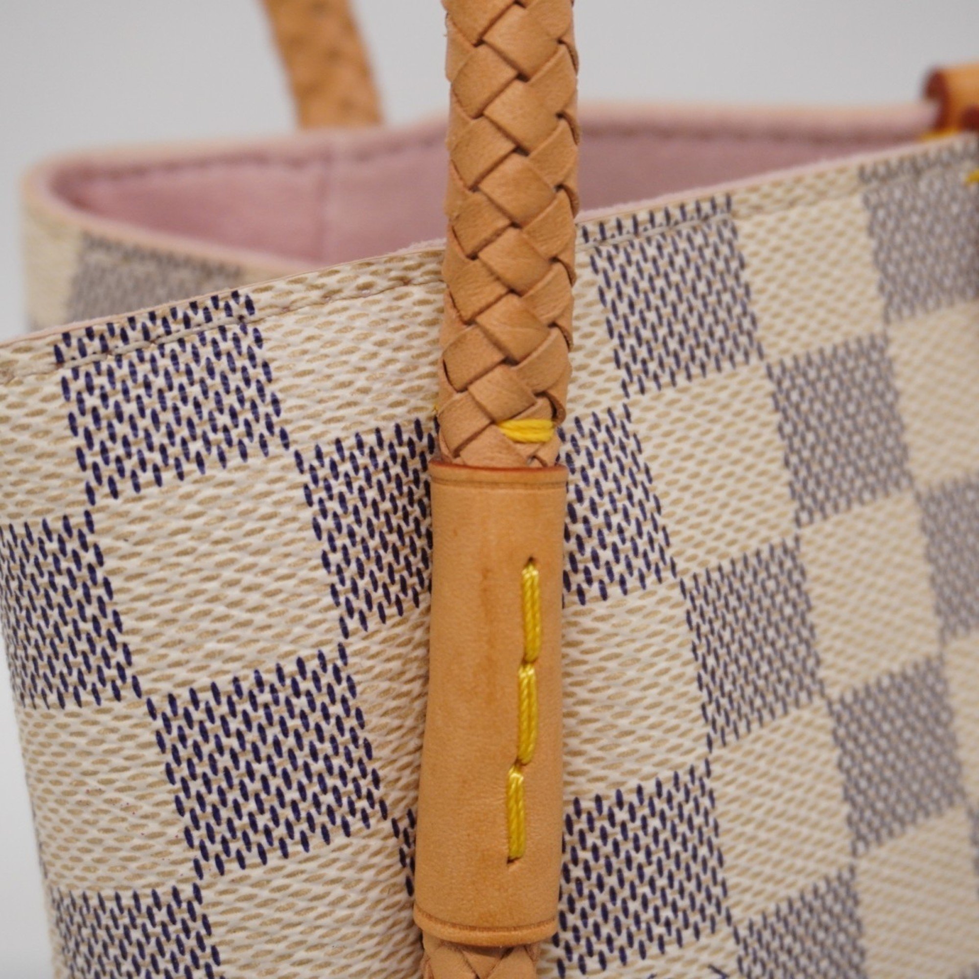 Louis Vuitton Tote Bag Damier Azur Propriano N44027 White Women's