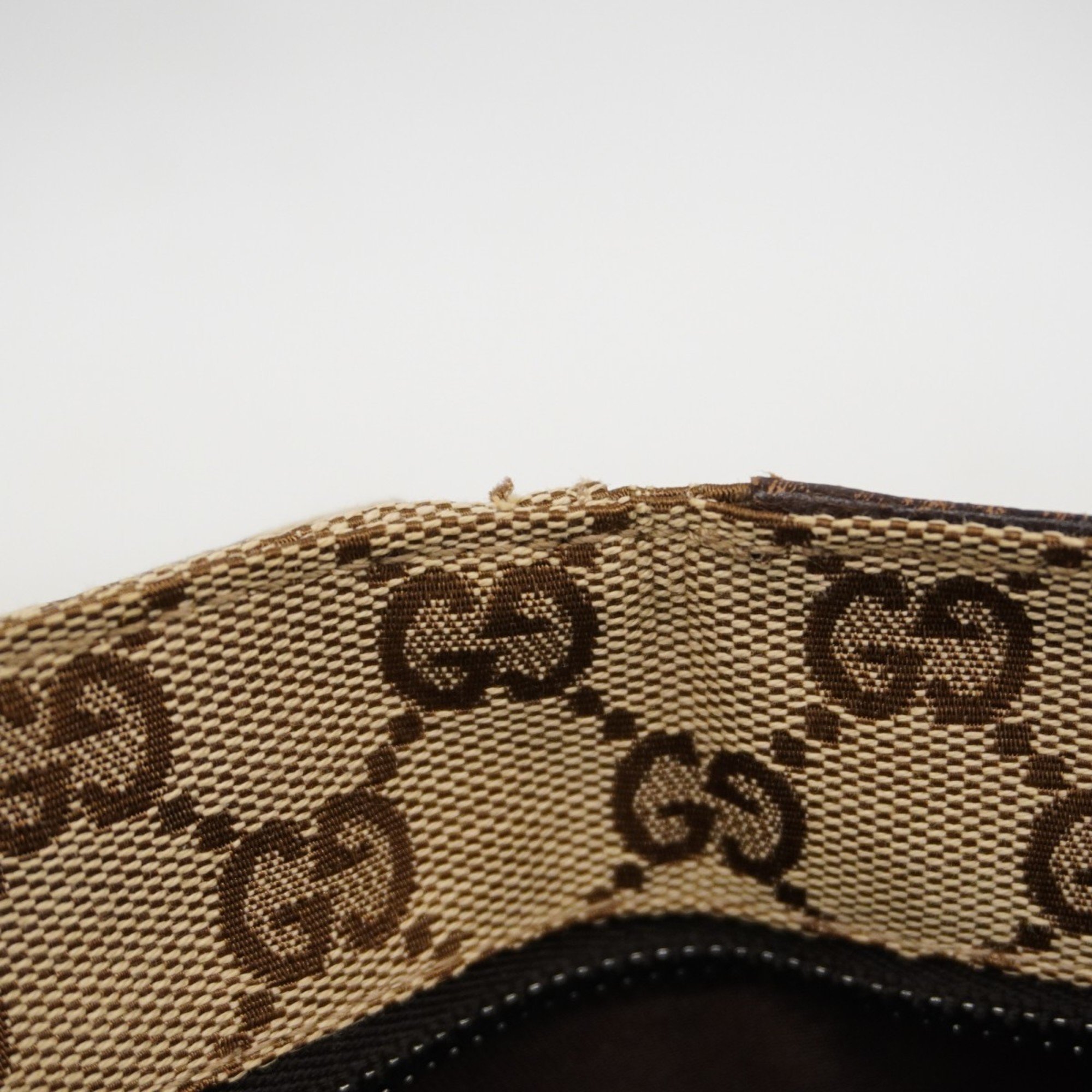 Gucci Waist Bag GG Canvas Brown Men's Women's