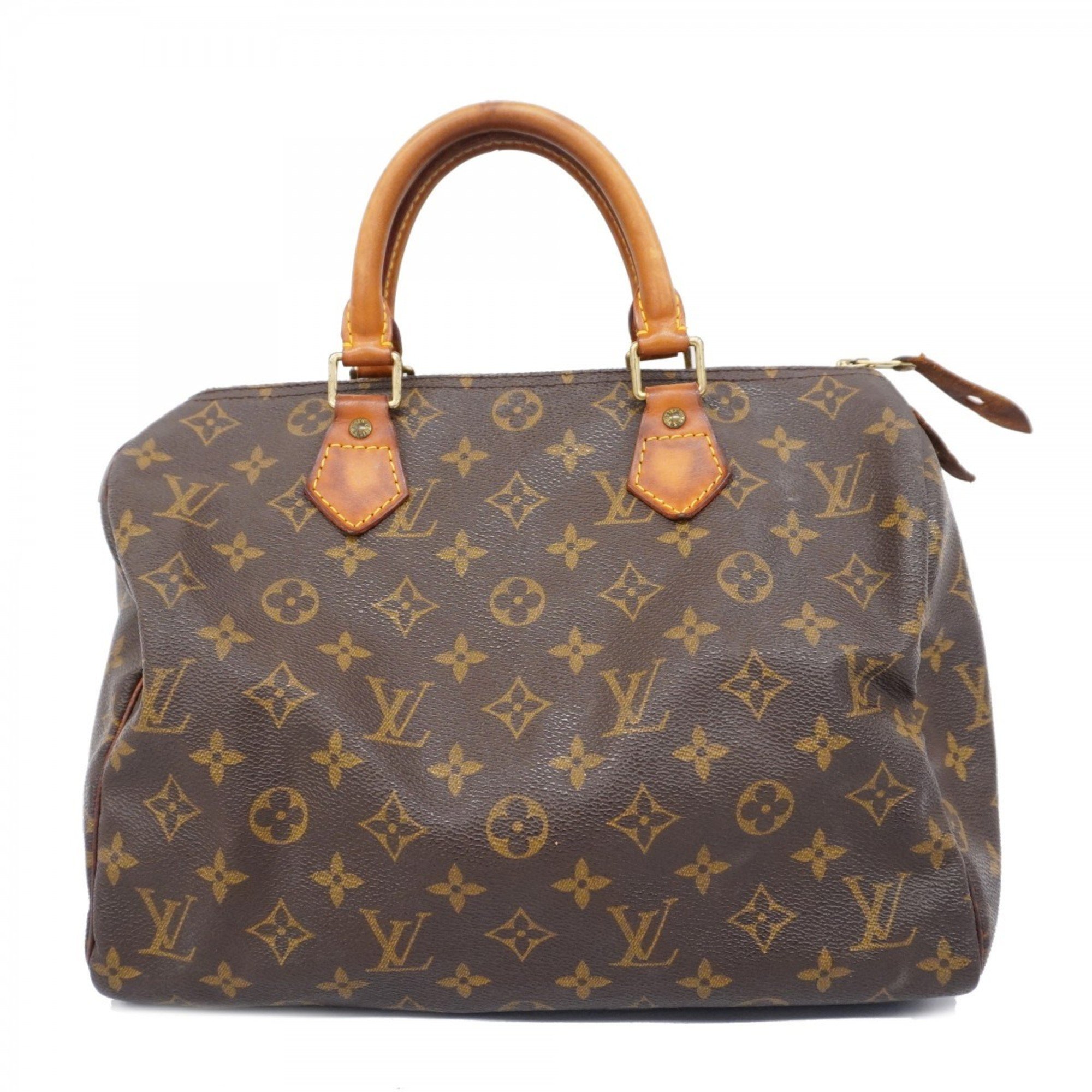 Louis Vuitton Handbag Monogram Speedy 30 M41108 Brown Ladies