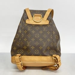 Louis Vuitton Backpack Daypack Monogram Montsouris MM M51136 Brown Women's