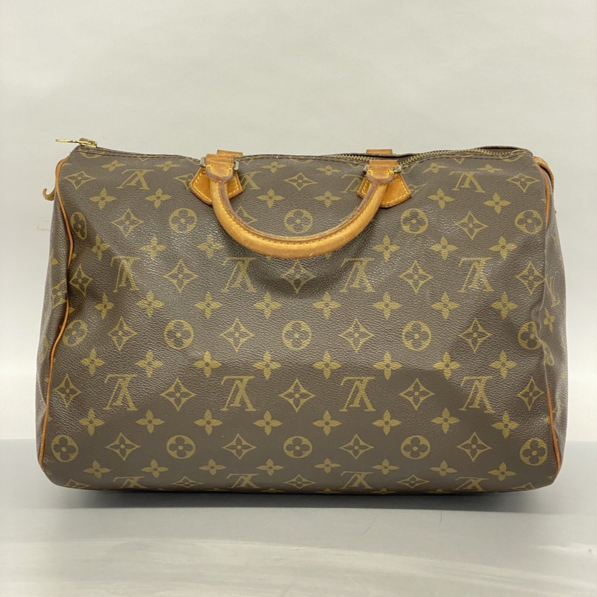 Louis Vuitton Handbag Monogram Speedy 35 M41107 Brown Ladies