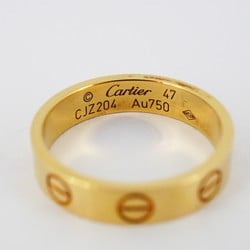 Cartier Ring Love K18YG Yellow Gold #47 Ladies