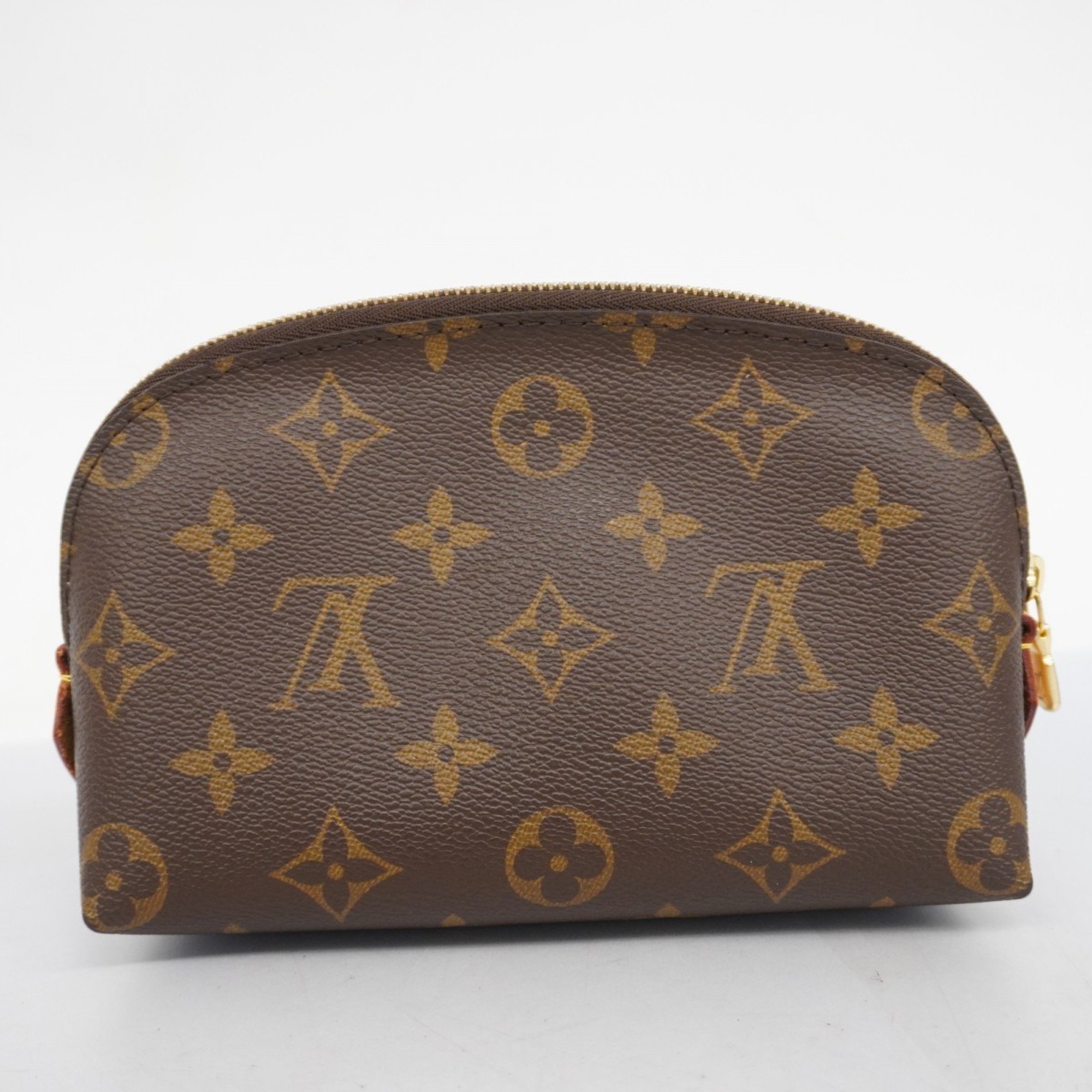 Louis Vuitton Pouch Monogram Pochette Tick M47515 Brown Ladies