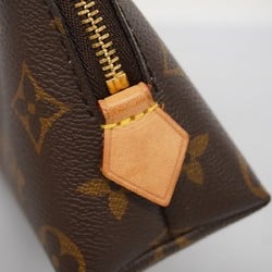 Louis Vuitton Pouch Monogram Pochette Tick M47515 Brown Ladies