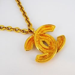 Chanel Necklace Coco Mark Matelasse GP Plated Gold Ladies