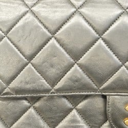 Chanel Shoulder Bag Matelasse Double Face Lambskin Black Women's