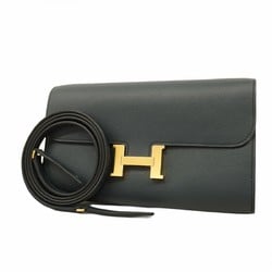 Hermes Shoulder Bag Constance To Go Evercolor Vert Fonce B Engraved Ladies