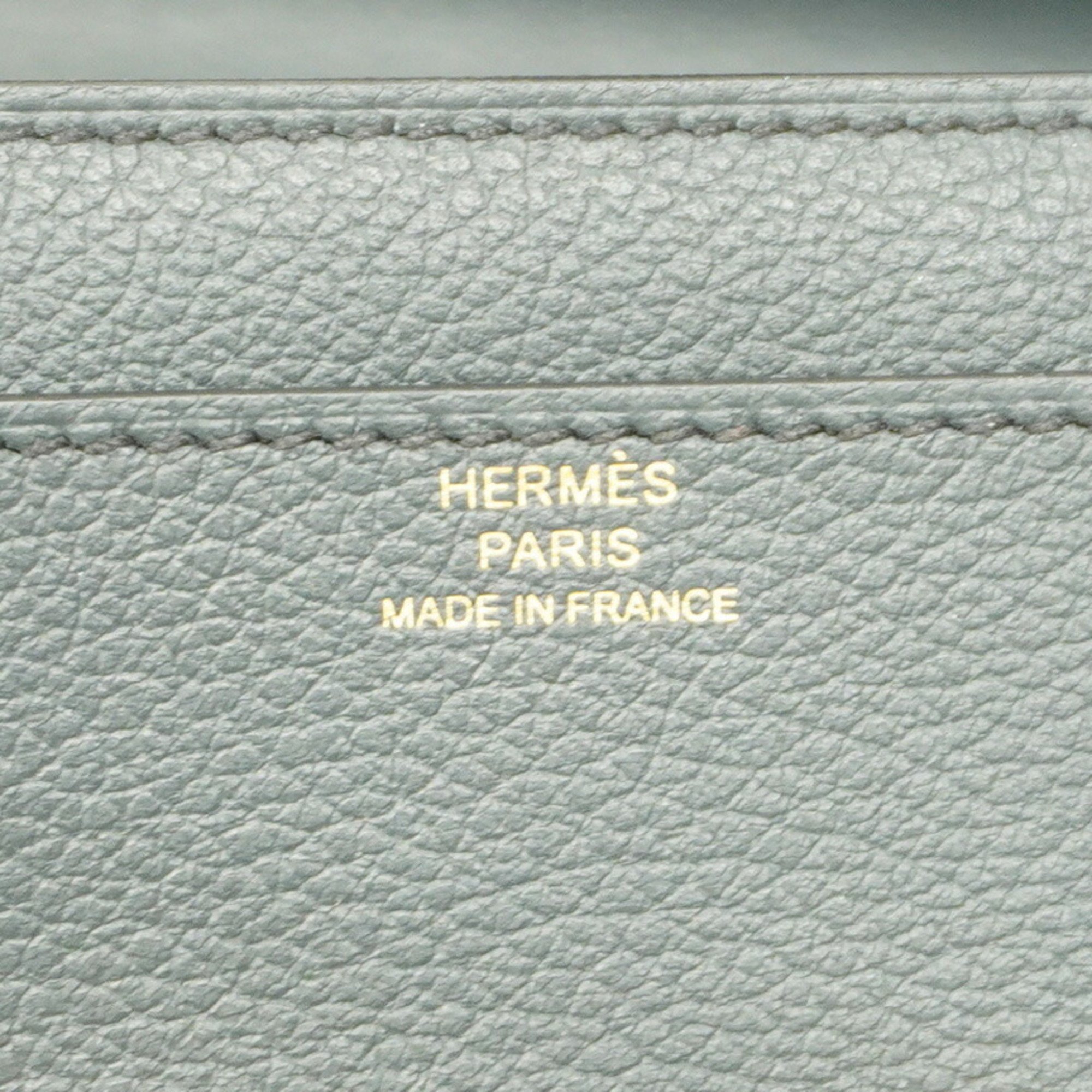 Hermes Shoulder Bag Constance To Go Evercolor Vert Fonce B Engraved Ladies