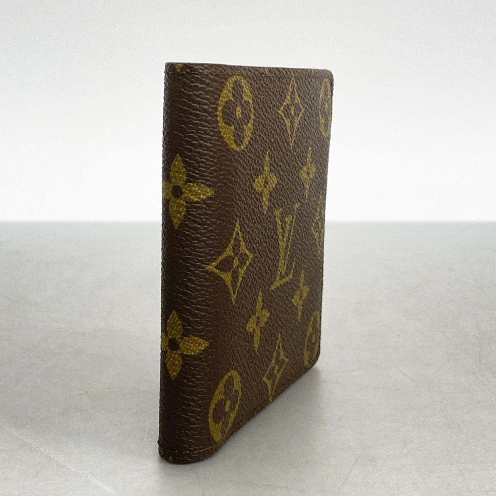 Louis Vuitton Wallet Monogram Porte-Vie Carte Credit Monnaie M61665 Brown Men's