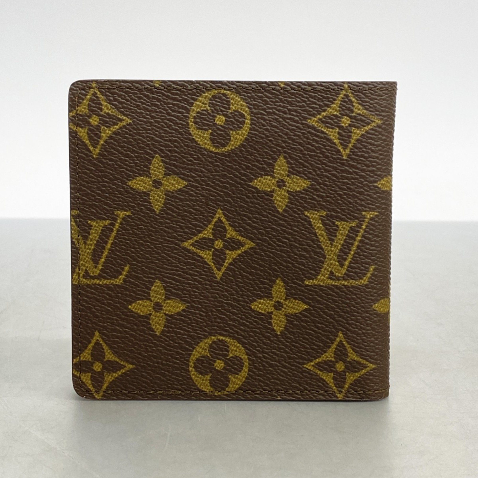 Louis Vuitton Wallet Monogram Porte-Vie Carte Credit Monnaie M61665 Brown Men's