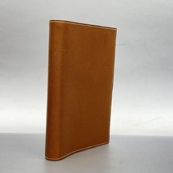 Hermes Notebook Cover Globe Trotter Cushvel Gold 〇Y Engraved Men's Women's