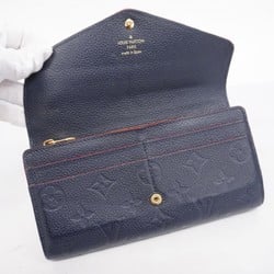 Louis Vuitton Long Wallet Monogram Empreinte Portefeuille Sarah M62125 Marine Rouge Ladies