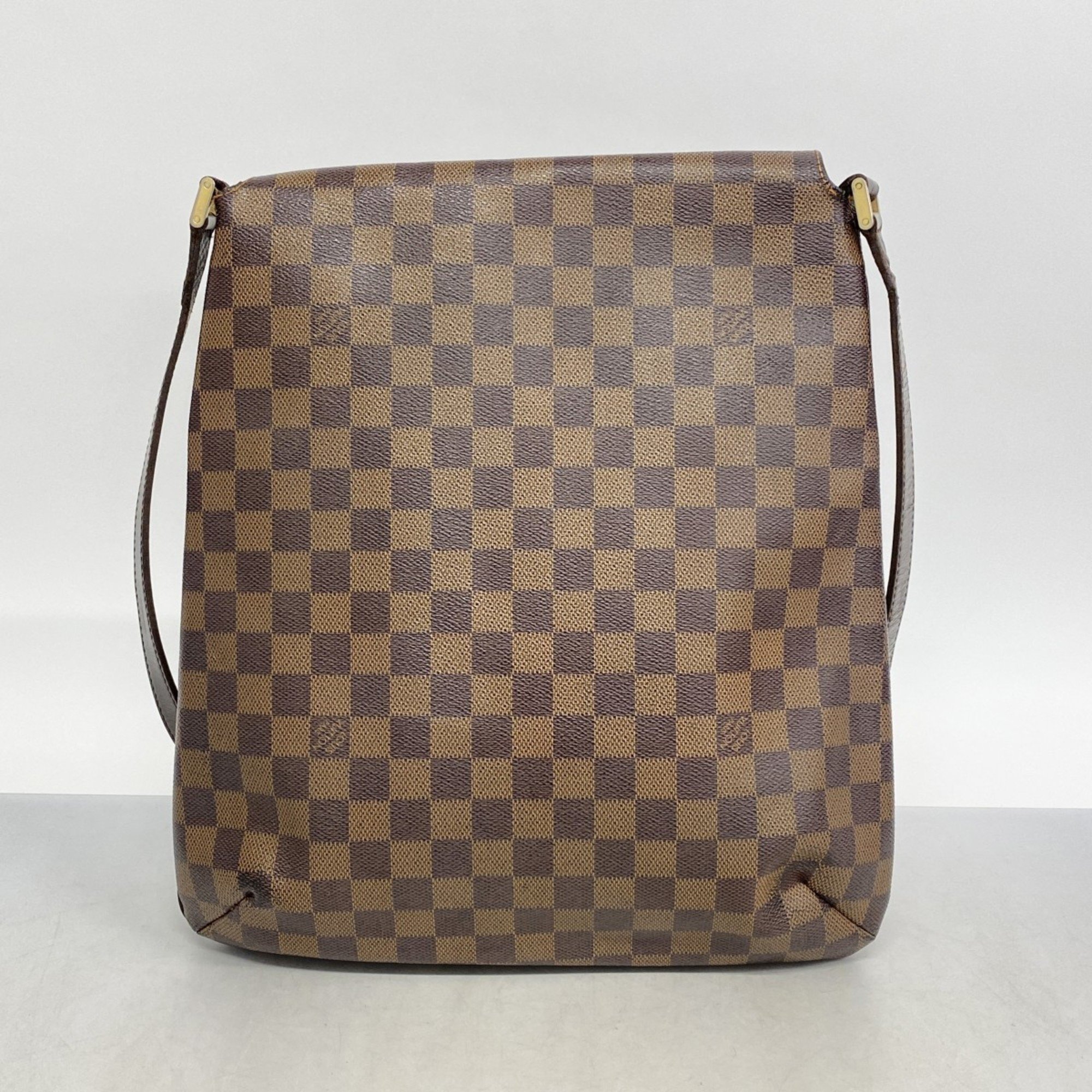 Louis Vuitton Shoulder Bag Damier Musette N51302 Ebene Ladies