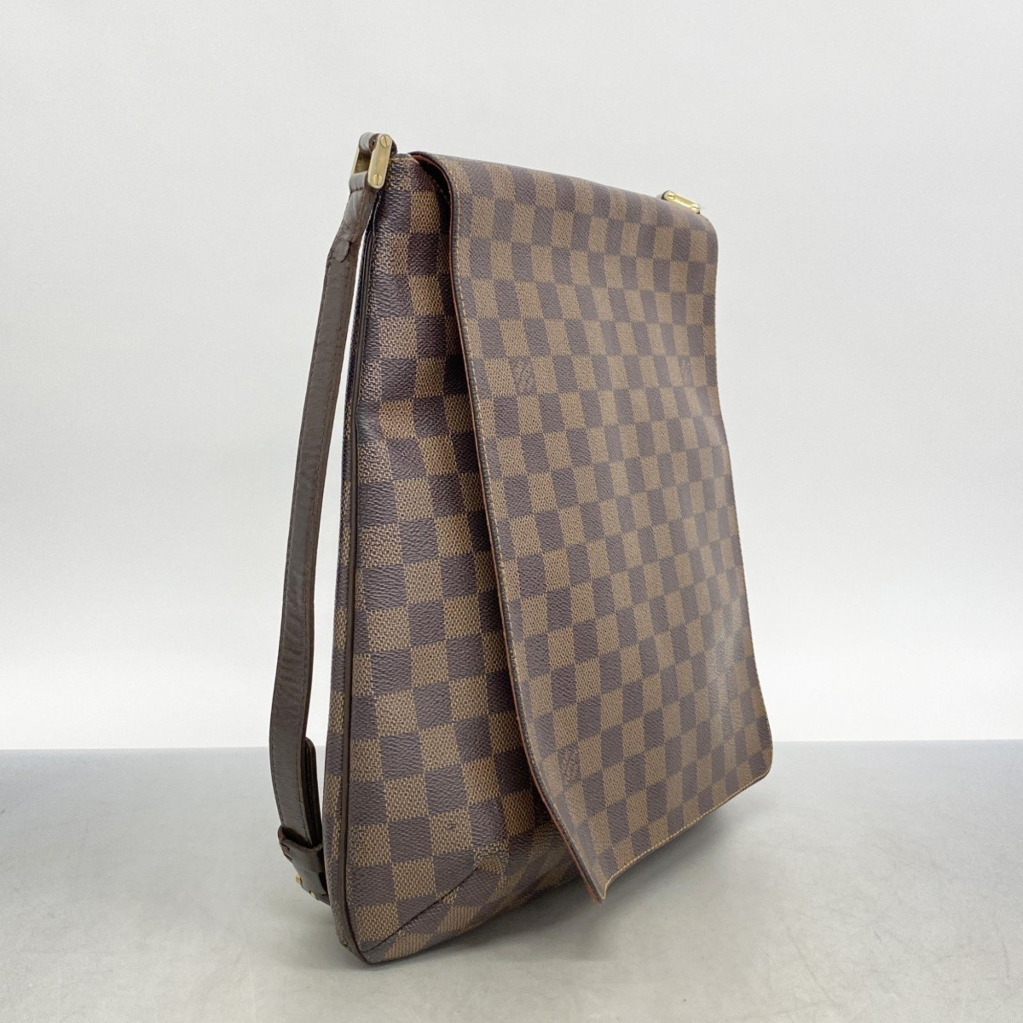 Louis Vuitton Shoulder Bag Damier Musette N51302 Ebene Ladies