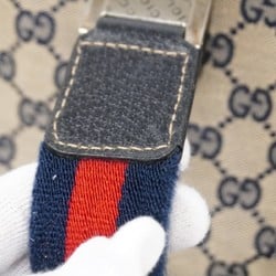 Gucci Handbag GG Canvas 145758 Navy Women's