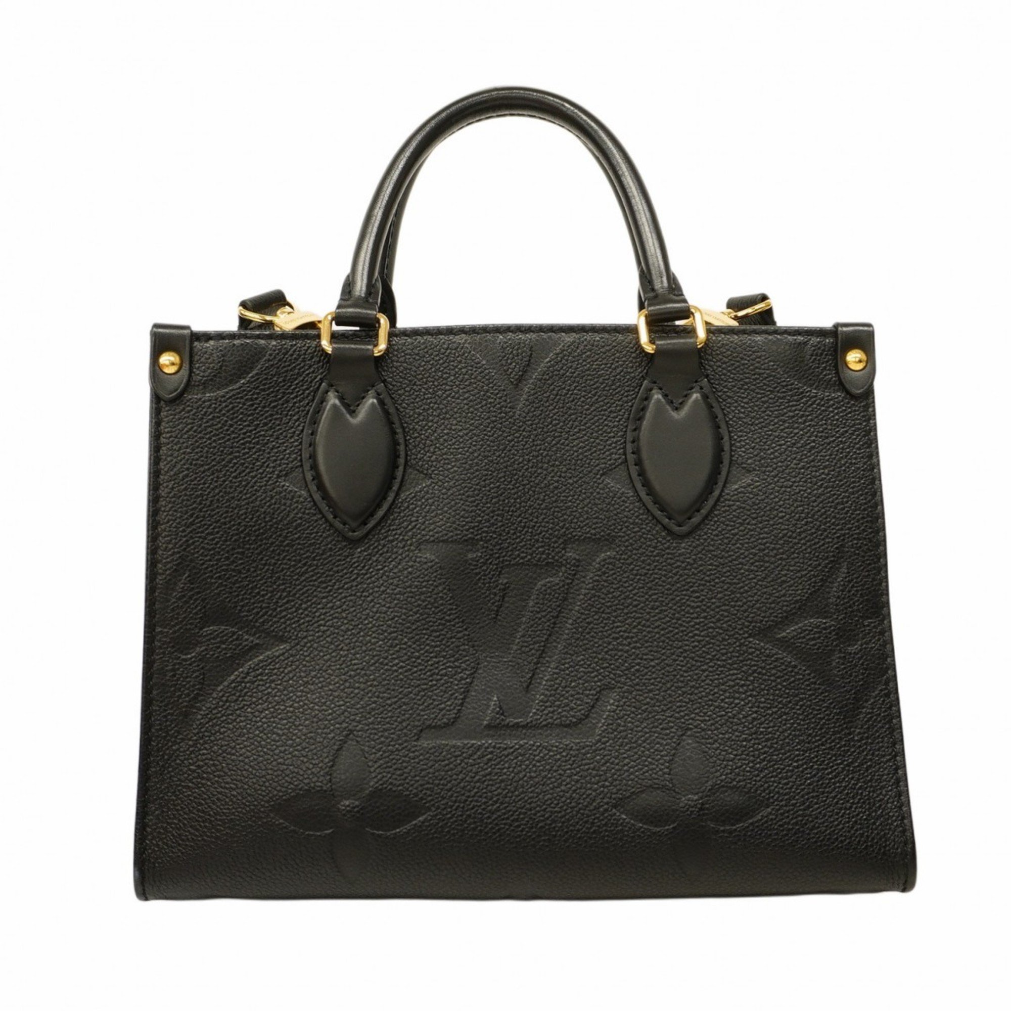 Louis Vuitton Handbag Monogram Empreinte On the Go PM M45653 Noir Ladies