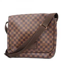 Louis Vuitton Shoulder Bag Damier Brooklyn MM N51211 Ebene Women's