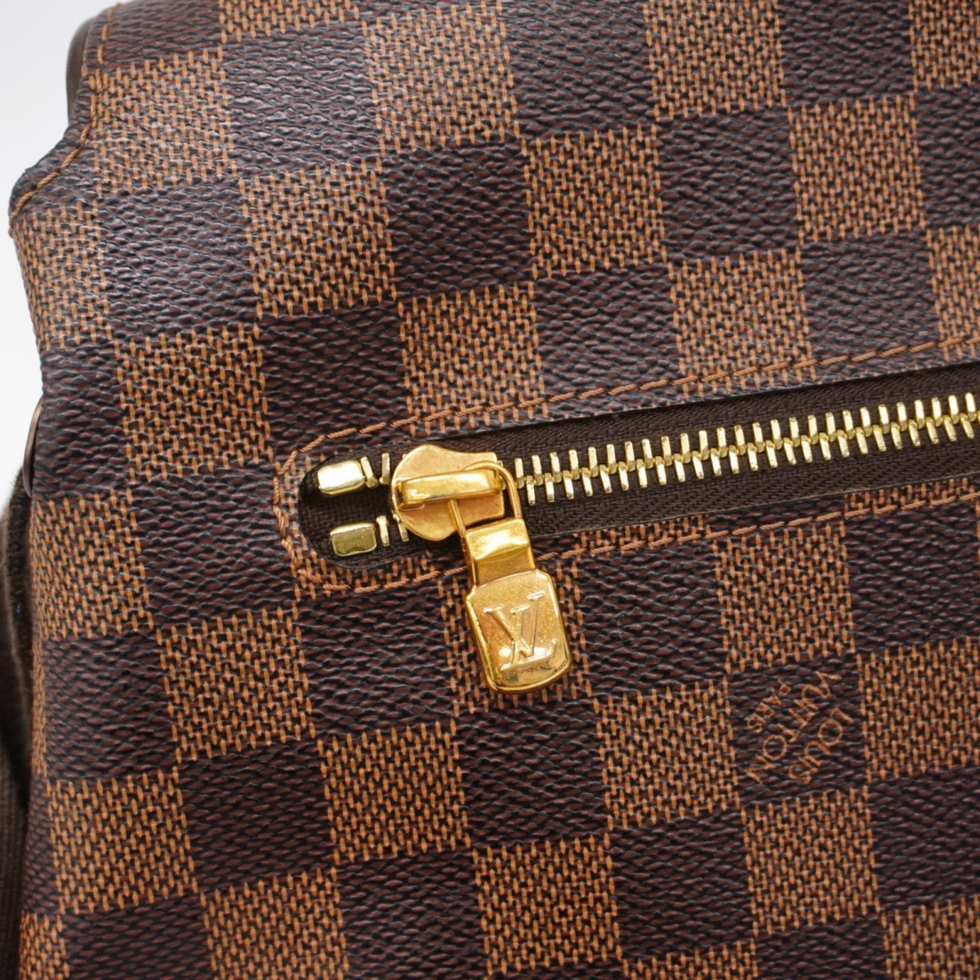 Louis Vuitton Shoulder Bag Damier Brooklyn MM N51211 Ebene Women's