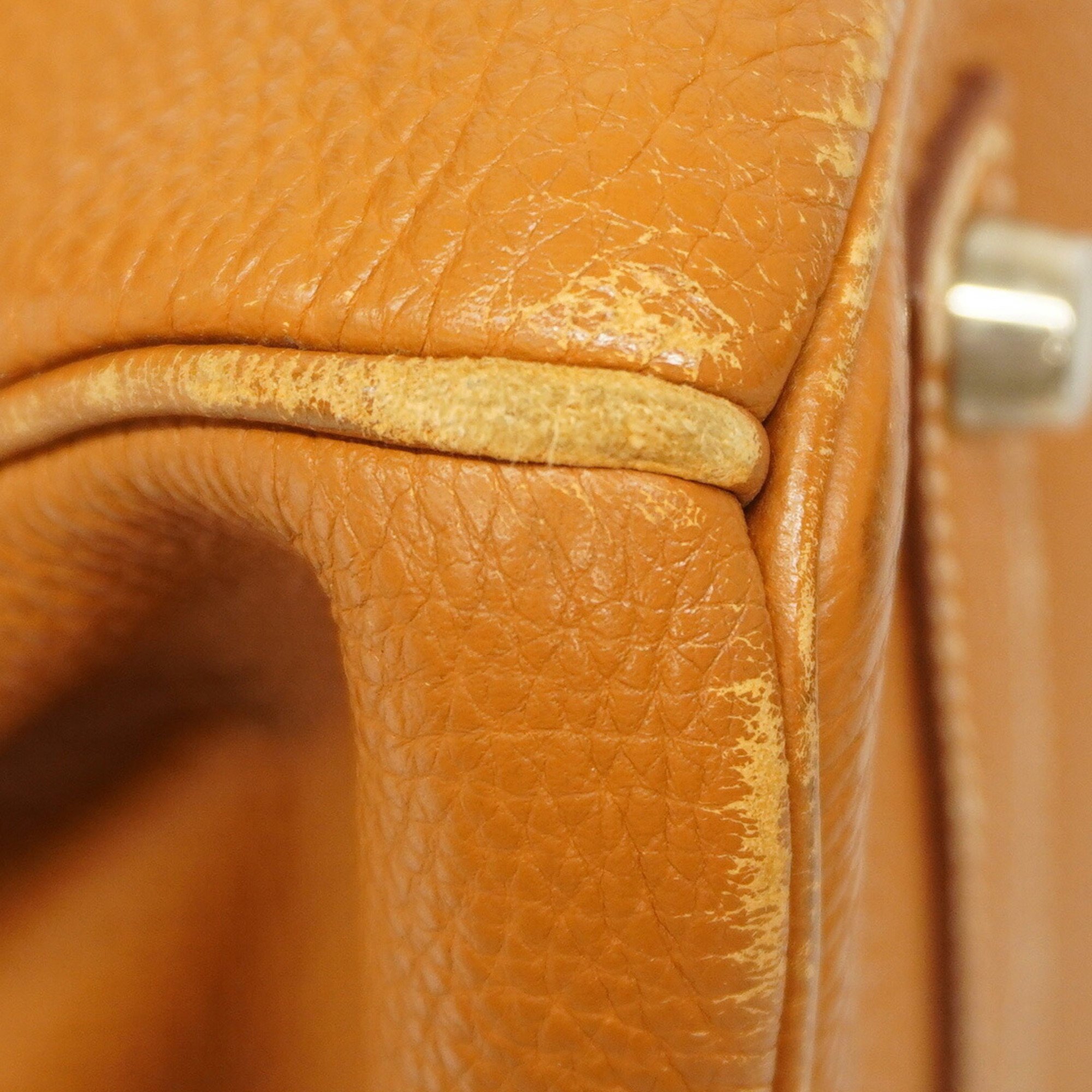 Hermes handbag Birkin 35 Togo gold □I engraved ladies